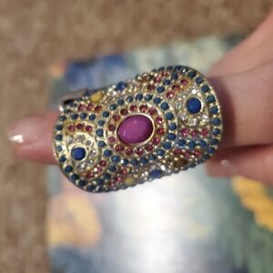 Elegant Multicolor Statement Ring